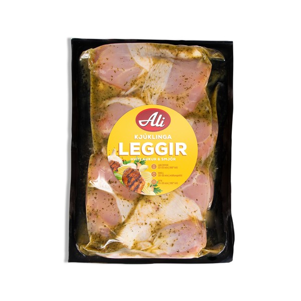 Ali Kjúklingaleggir hvítlaukur og smjör