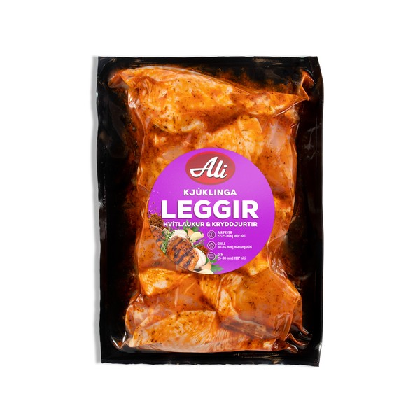 Ali Kjúklingaleggir hvítlaukur og kryddjurtir
