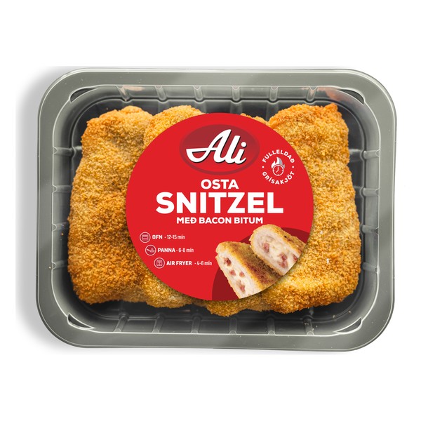 Ali Osta snitsel með bacon bitum